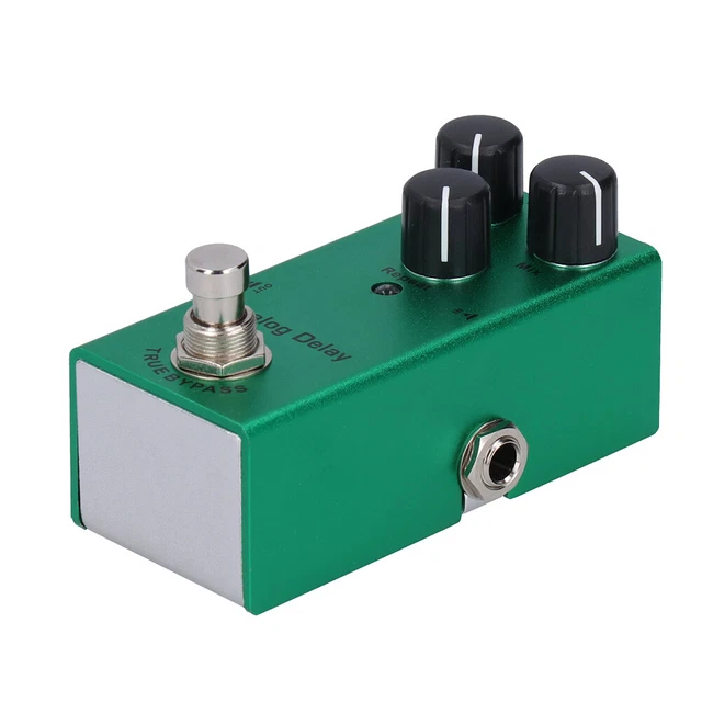 Guitar Effect Pedal Mini True Bypass Analog Delay Portable Aluminum Alloy DC YUW