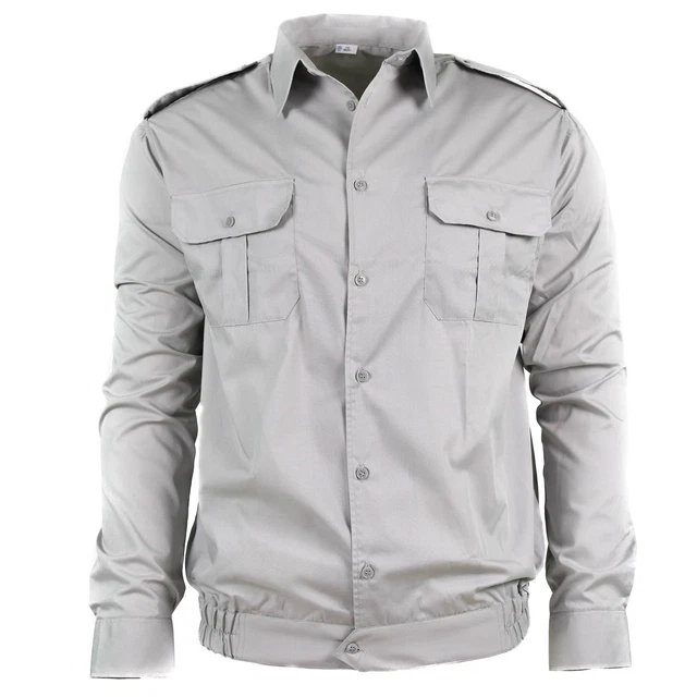 Chemise Homme Façonnable Grise Taille 40 - Manches Longues, Coton, Occasion Très Bon état