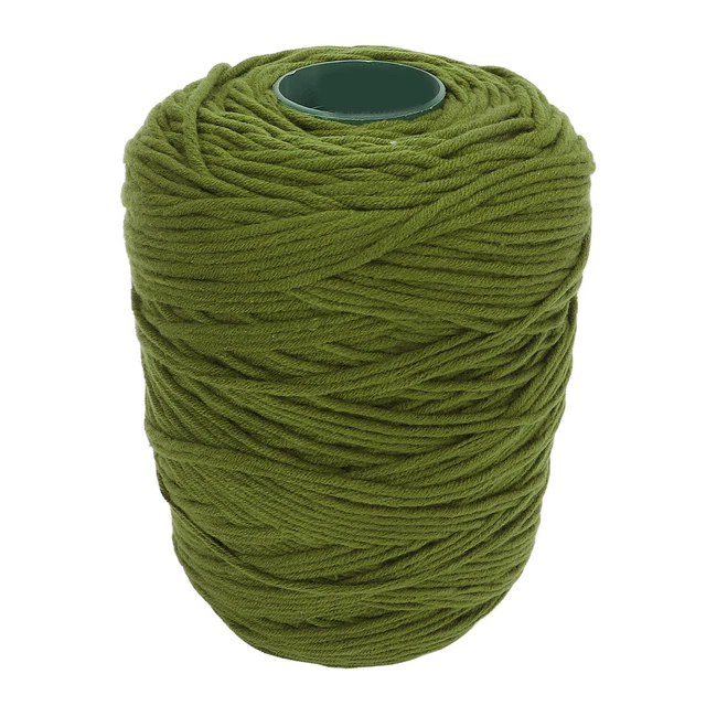 (84 Verde Oscuro) Hilo de Crochet Hilo de Ganchillo Suave Elástico Tubo Cómodo