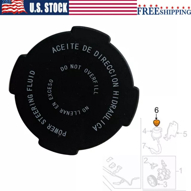 POWER STEERING FLUID Reservoir Bottle Tank Plastic Cap Lid for Nissan
