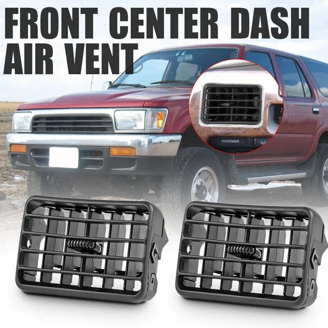 2PC Front Dash Center Air Vent For Toyota Tacoma 4Runner 1996 97 98 99 2000-2002
