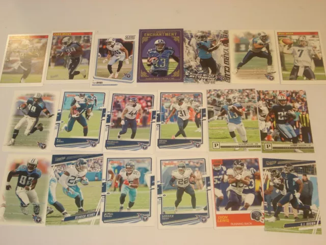 Lot 12 - 19 Titans American Football NFL Trading Cards - See Details