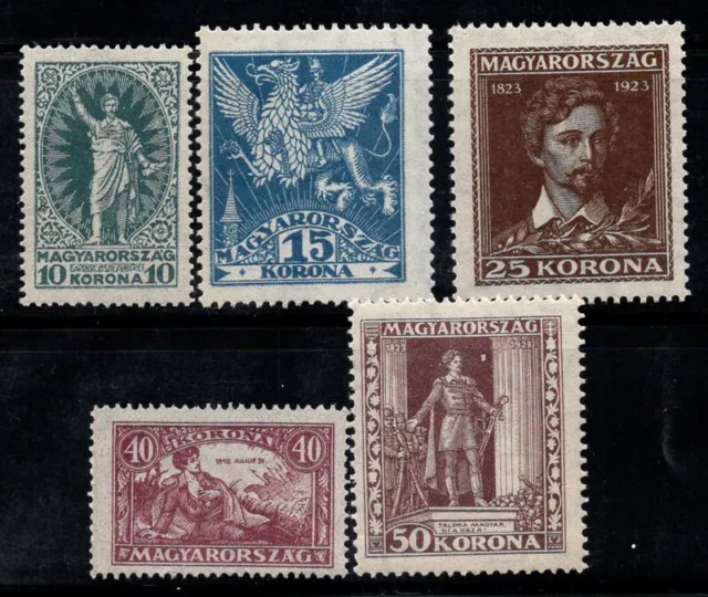 Ungarn 1923 Mi. 369-373 Postfrisch 100% Sandor Petofi, Kultur, Mythologie