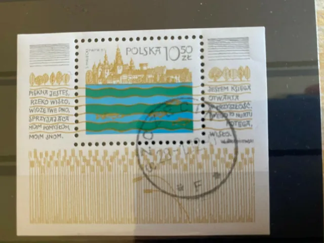 Briefmarken Polen Polska 1981 Mi-Nr. Block 86 gestempelt
