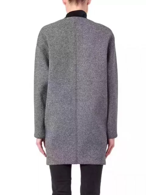 NEW Alexander Wang MESH BONDED NEOPRENE COLLARLESS COCOON COAT SZ S $ 685.00 3