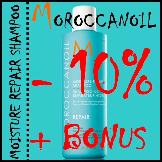 -10% gegen UVP!!! MOROCCANOIL Moisture Repair Shampoo 250ml +BONUS