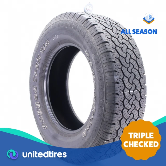 Used LT 245/75R17 BFGoodrich Rugged Trail T/A 121/118R E - 7.5/32