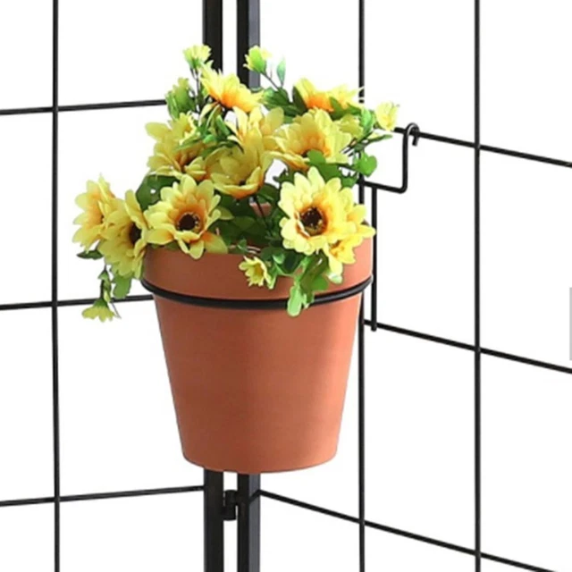 Sill de fenêtre Balcon Pot à fleurs suspendu, Pot de planteur, Garde-corps 5