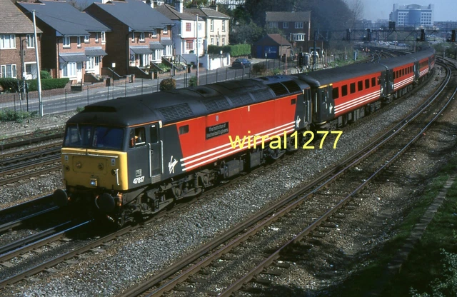 ORIGINAL RAILWAY SLIDE Class 47 47817 at Southampton 07.04.00 £3.50 ...