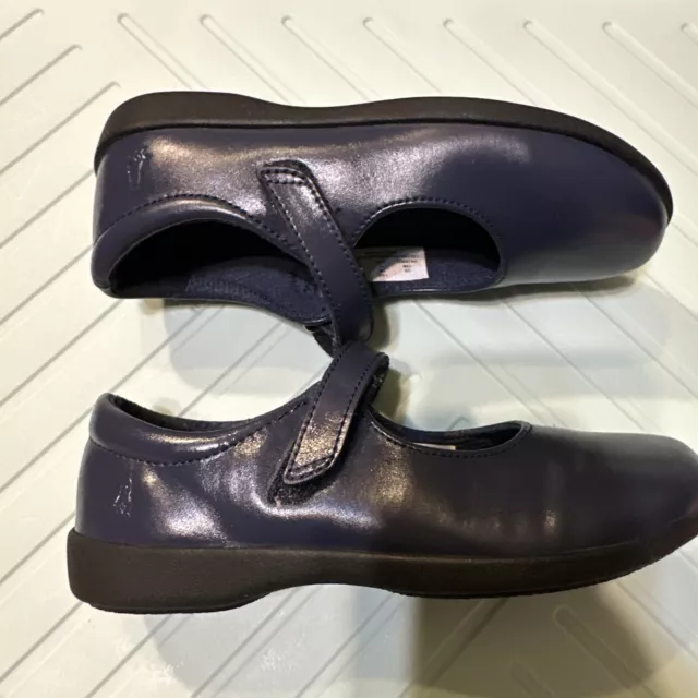 HUSH PUPPIES GIRL Shoes 12M Lexi Navy Blue Leather School or Formal $20 ...