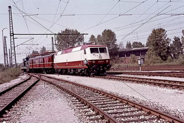 Elektro-Lok-Dia · 120 001 · DB · AW München-Freimann · 1979