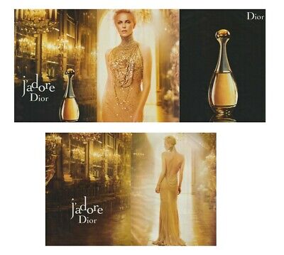 petit format advertising paper J''adore de Christian Dior Dior Publicité papier 