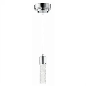 LED Mini Pendant Light, 360 Lumens, 8-Watt, Chrome -63079
