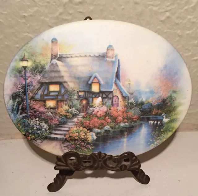 Bee Kay Creations Oval Cottage Plaque with out Stand ((House ))B