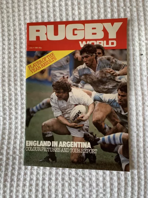 Rugby World Magazine 1981 July