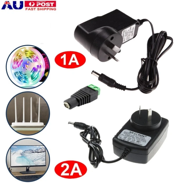 DC12V 1A 12W Power Supply Transformer Adapter Charger For LED Strip Light CCTV