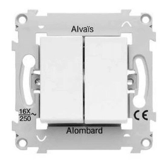 ALB81056 SCHNEIDER ALOMBARD Double interrupteur va et vient ALVAIS