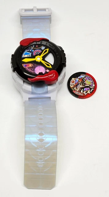 BANDAI Yo-kai Watch DX YSP Watch Yokai Medal Toy with 1 Metal ONLY Tested