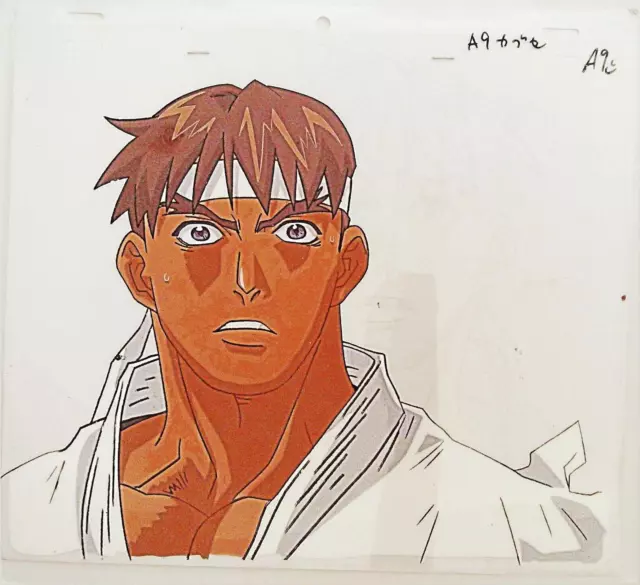 Street Fighter Zero Ryu Anime Production Cels and Animation, Lot #11137