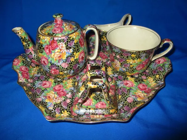 Royal Winton Grimwades  Chintz Hazel Breakfast Set A/ F