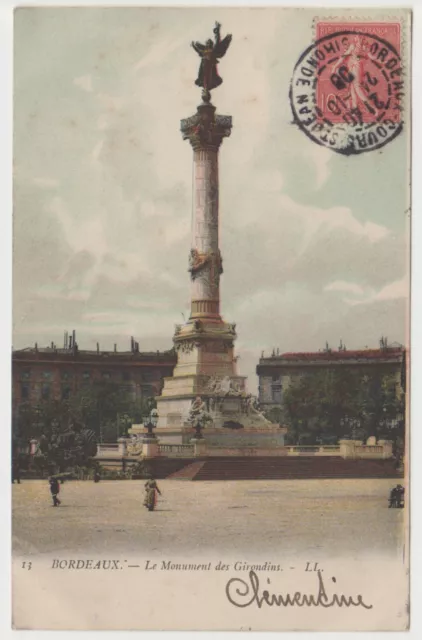 CPA 33 BORDEAUX Le Monument des Girondins