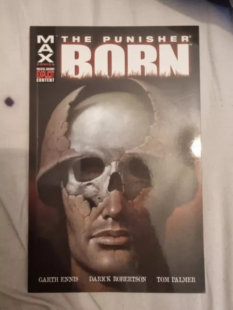 PUNISHER MAX : BORN -  Garth Ennis Softcover Graphic Novel GN TPB MARVEL Comic