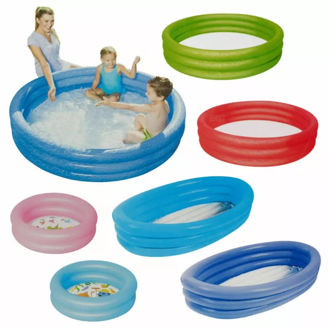 Kids Bestway Colorful Swimming Pool Water Paddling Activity Inflatable Fun Play