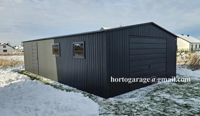 3,5x5 Metallgar Blechgarage GERÄTESCHUPPEN Garage Container Versteck Lagerraum