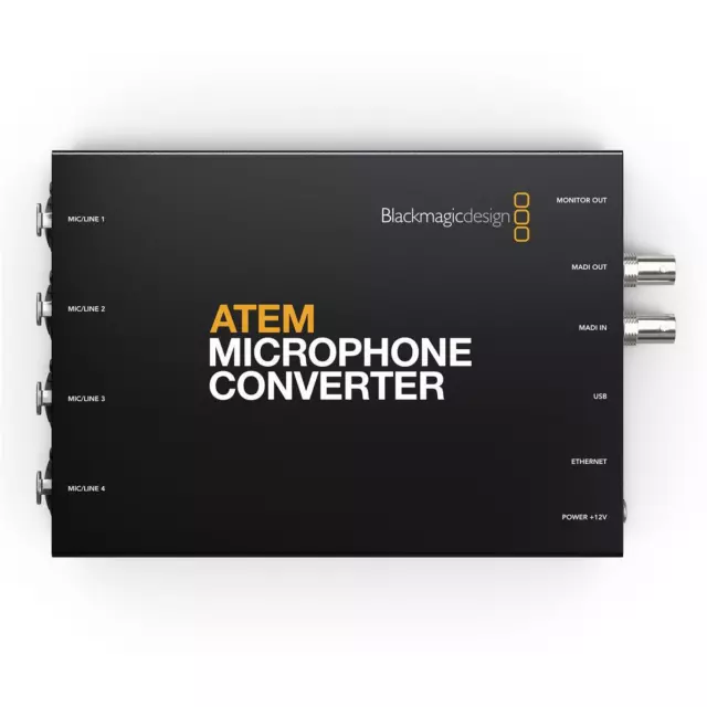 Blackmagic Design ATEM Microphone Converter #SWATEMTVSTDMC