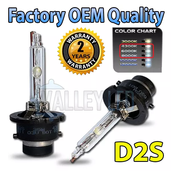 Golf Mk5 03-08 D2S HID Xenon OEM Replacement Headlight Bulbs 66240