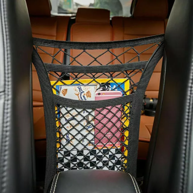 Red de barrera para mascotas para asiento trasero Limpie su coche y sostenga el suyo