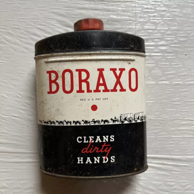 Boraxo Powdered Hand Soap Vintage tin 