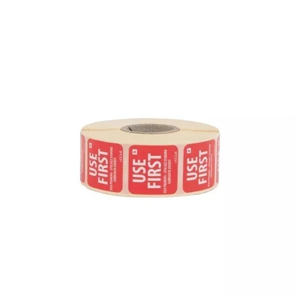 Kitchen Day Dots Use First Food Priority Sticker Label Removable Roll of 1000 3