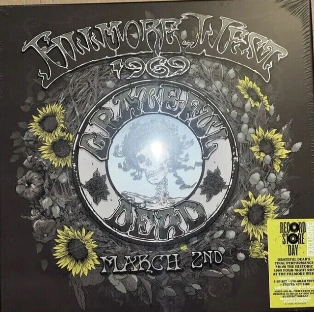 GRATEFUL DEAD FILLMORE West 1969 5LP Box RSD Record Store Day Black