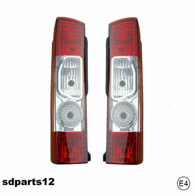 Fari Fanali Posteriori Dx Sx Adatti Fiat Ducato 06+ Citroen Jumper Peugeot Boxer