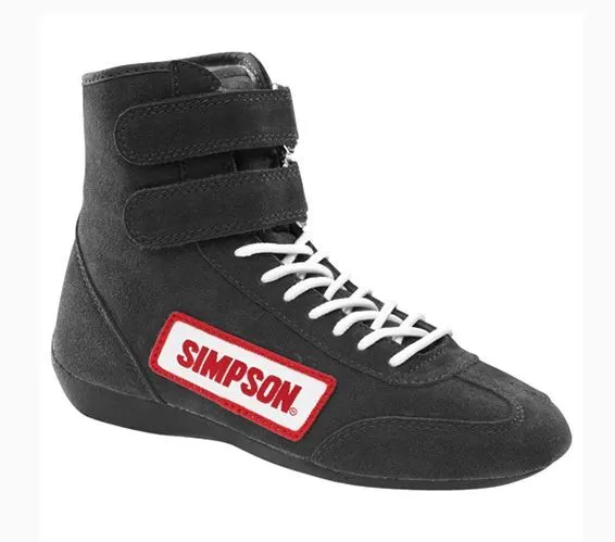 28105BK Simpson Racing Hightop Shoes