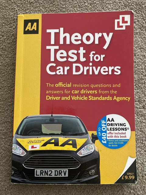 AA THEORY TEST For Car Drivers Book Official Revision Questions £1.99 ...