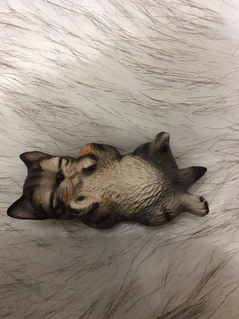 Getigerte Katze Figur Royal Präsente handbemalt