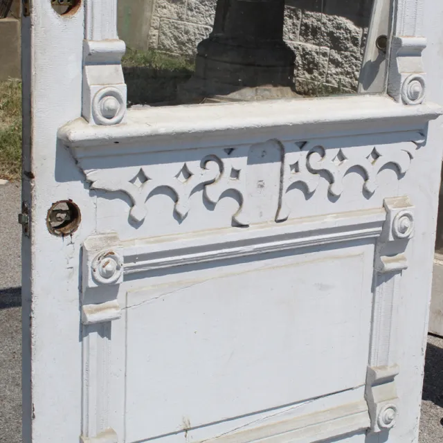 Large Antique 38” Eastlake Door, Late 1800’s, NED1886 5