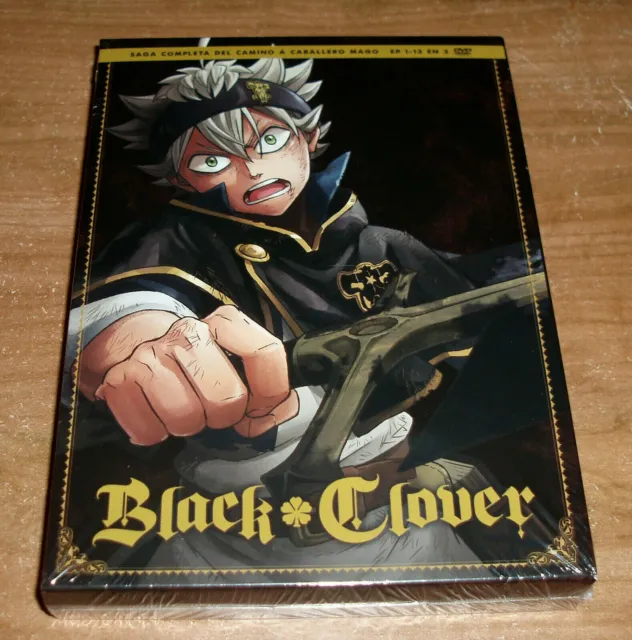Black Clover 1 Saga Complète Route A Chevalier Magicien 3 DVD Neuf (Sans Ouvrir)