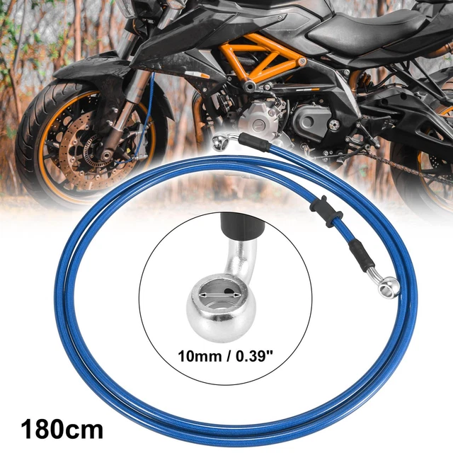 Tubo olio frizione freno moto universale 180 cm 70,87" linea tubo idraulico blu