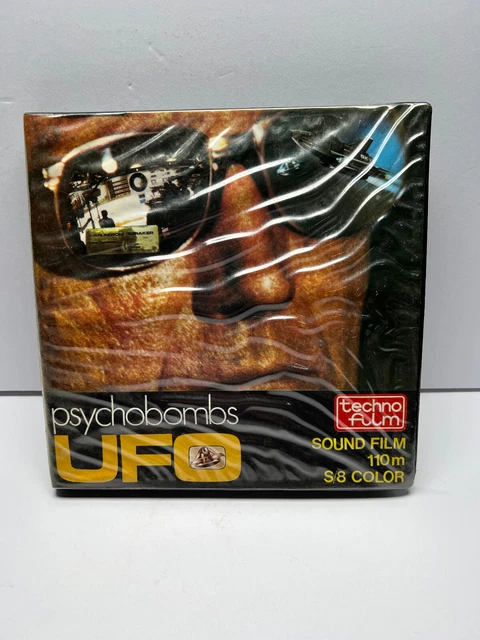 Film UFO Psychobombs Sci Fi - Super 8mm Vintage 1970  110 meters