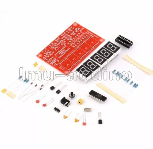 1Hz-50MHz Crystal Oscillator Frequency Counter Meter Digital LED PIC DIY Kits