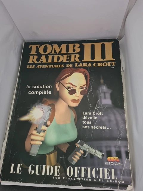 Guide Officiel De Jeu Tomb Raider III Lara Croft - PlayStation 1 PS1 - Complet En Bon état