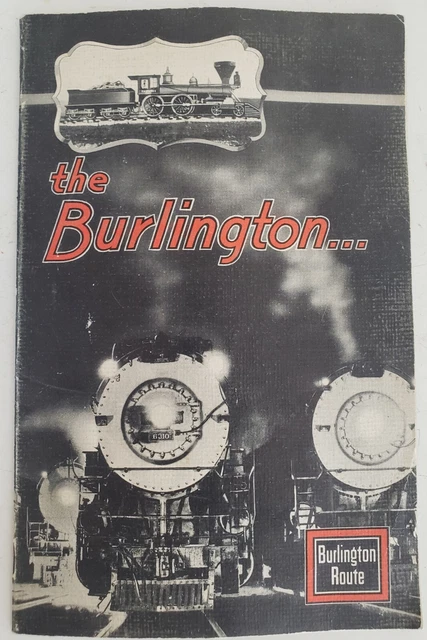 1933 Worlds Fair Souvenir Booklet   Chicago  Burlington Northern   Railroad