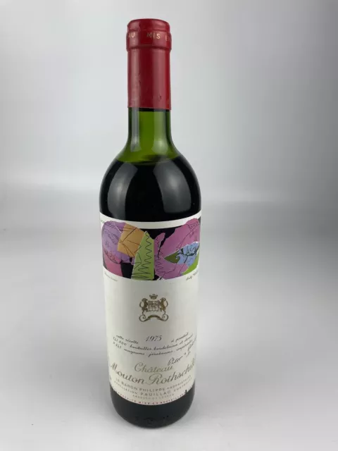 Château Mouton Rothschild 1975  Premier Cru Classé 1973  0,75L Bordeaux