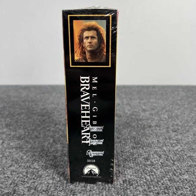 BRAVEHEART SEALED VHS First Production PARAMOUNT 1995 Double Pack