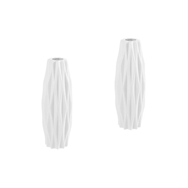 2 Pc Home Decoration Vase Flower Container Office Square Glass Vase Nordic Vase