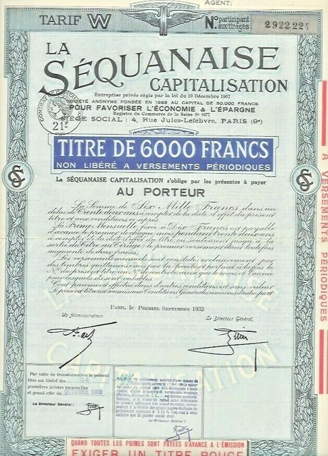 D78  - La Sequanaise Capitalisation