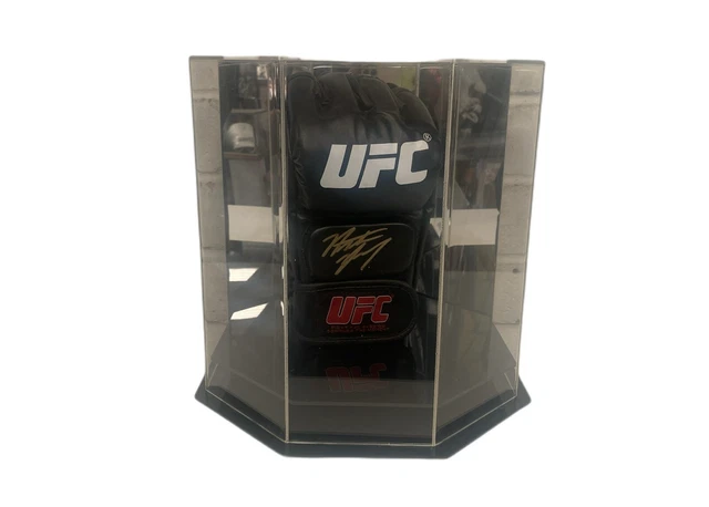 Nate Diaz Signed Ufc Glove In A Display Case